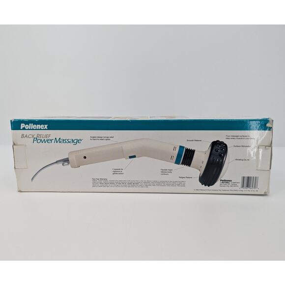 Tested & Working Pollenex Power Massage WM15 Variable Speed Angled Back Massager - Picture 3 of 5